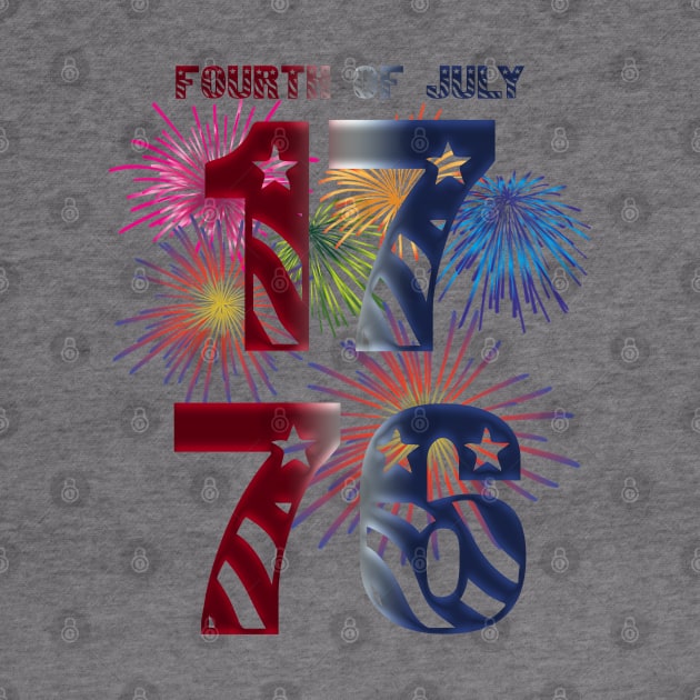 1776 Fourth Of July Independence Day by Styr Designs